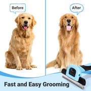 MIU COLOR Pet Grooming Brush, Deshedding Tool for Dogs & Cats,