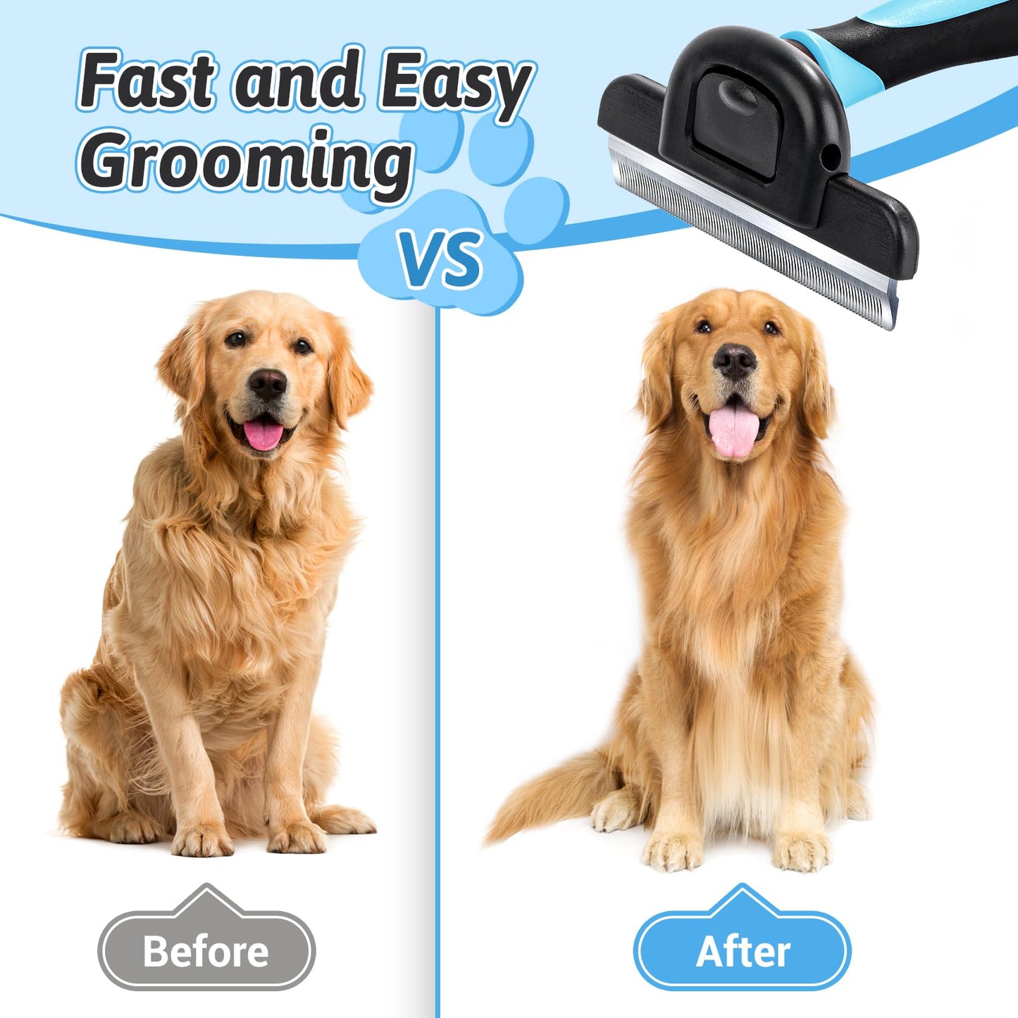 MIU COLOR Long Hair Pet Grooming Brush