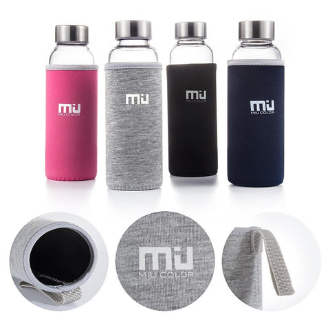 water bottle with food-grade rubber ring